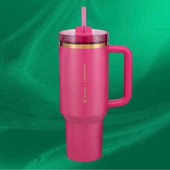 Yesss the SOLD OUT Berry Glitter 2024 Starbucks Stanley 40 oz Tumbler - Picture 9 of 10